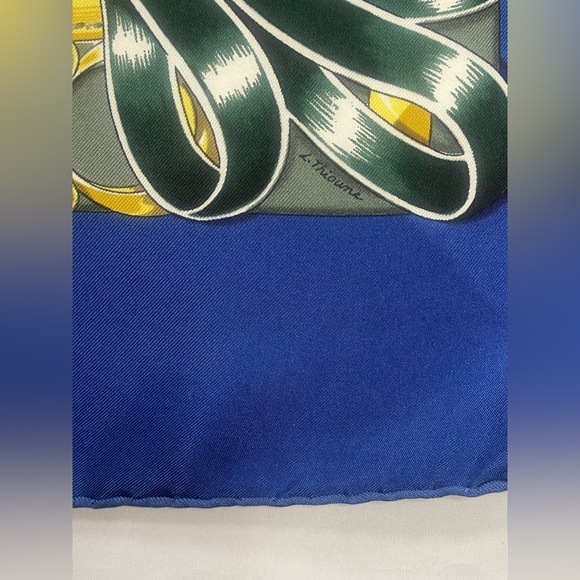 Hermes Silk Scarf Chevaux De Trait Carre 90 Vintage Bourthoumieux - Picture 3 of 16